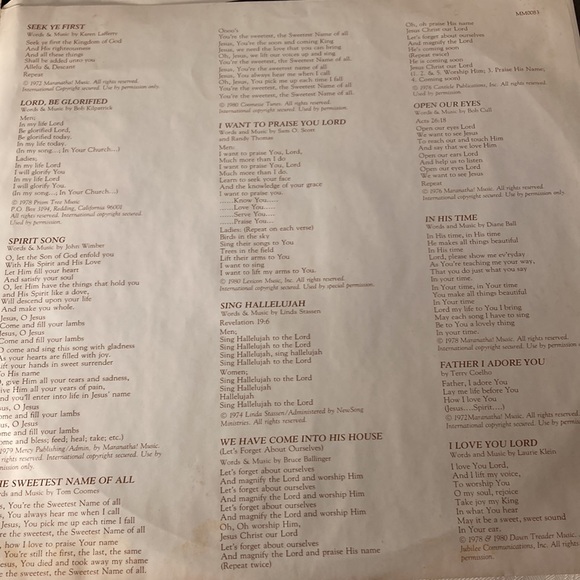 “The Best of Praise” Album Produced by Tom Coomes - Picture 7 of 8